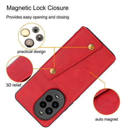 For Huawei nova 13 Pro 5G Case with Card Slots Kickstand Leather + TPU Phone Cover