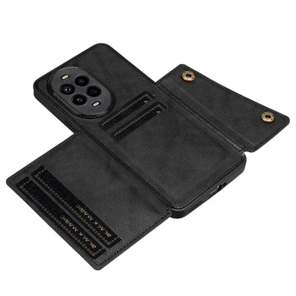 For Huawei nova 13 Pro 5G Case with Card Slots Kickstand Leather + TPU Phone Cover