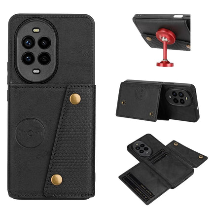 For Huawei nova 13 Pro 5G Case with Card Slots Kickstand Leather + TPU Phone Cover