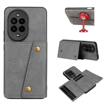 For Huawei nova 13 Pro 5G Case with Card Slots Kickstand Leather + TPU Phone Cover
