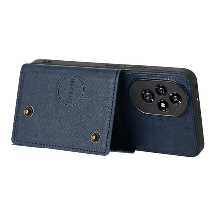 For Honor 200 Pro 5G Case with Card Slots Kickstand Leather + TPU Phone Cover