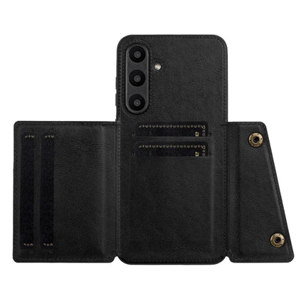 For Samsung Galaxy A36 5G Case with Card Slots Kickstand Leather + TPU Phone Cover