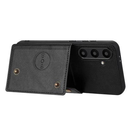 For Samsung Galaxy A36 5G Case with Card Slots Kickstand Leather + TPU Phone Cover