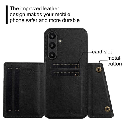 For Samsung Galaxy A36 5G Case with Card Slots Kickstand Leather + TPU Phone Cover