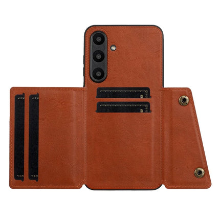 For Samsung Galaxy A36 5G Case with Card Slots Kickstand Leather + TPU Phone Cover