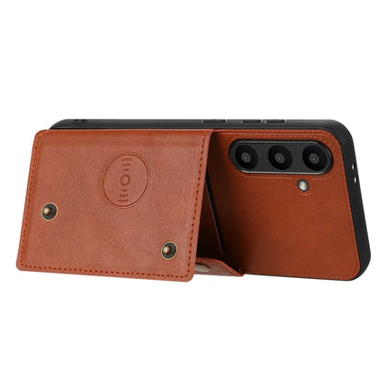 For Samsung Galaxy A36 5G Case with Card Slots Kickstand Leather + TPU Phone Cover
