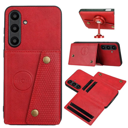 For Samsung Galaxy A36 5G Case with Card Slots Kickstand Leather + TPU Phone Cover