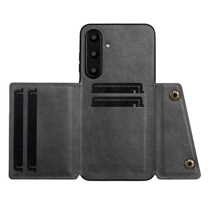 For Samsung Galaxy A36 5G Case with Card Slots Kickstand Leather + TPU Phone Cover