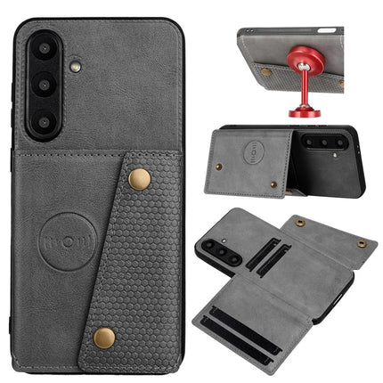 For Samsung Galaxy A36 5G Case with Card Slots Kickstand Leather + TPU Phone Cover