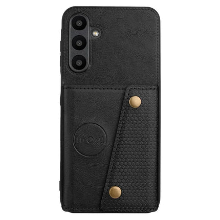 For Samsung Galaxy A56 5G Case with Card Slots Kickstand Leather + TPU Phone Cover
