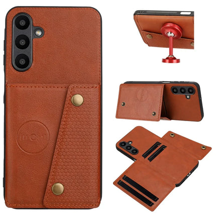 For Samsung Galaxy A56 5G Case with Card Slots Kickstand Leather + TPU Phone Cover