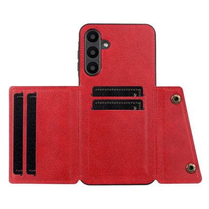 For Samsung Galaxy A56 5G Case with Card Slots Kickstand Leather + TPU Phone Cover
