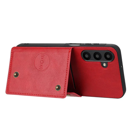 For Samsung Galaxy A56 5G Case with Card Slots Kickstand Leather + TPU Phone Cover