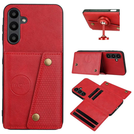 For Samsung Galaxy A56 5G Case with Card Slots Kickstand Leather + TPU Phone Cover