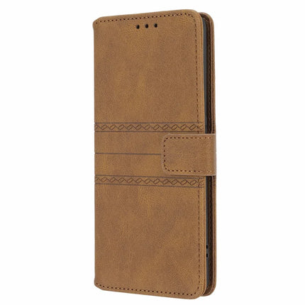 For Oppo Reno12 5G (Global) Case Wallet Skin-Touch Leather Imprinted Phone Cover