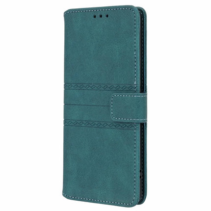 For Oppo Reno12 5G (Global) Case Wallet Skin-Touch Leather Imprinted Phone Cover