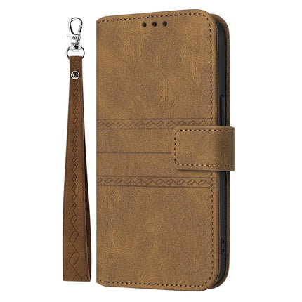 For Oppo Reno13 Pro 5G Case Wallet Skin-Touch Leather Imprinted Phone Cover