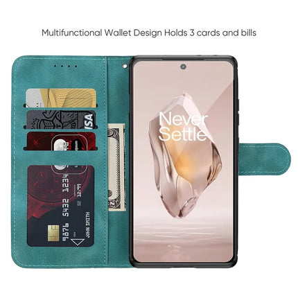 For OnePlus 12R 5G / Ace 3 5G Stand Case Line Pattern Leather Phone Cover