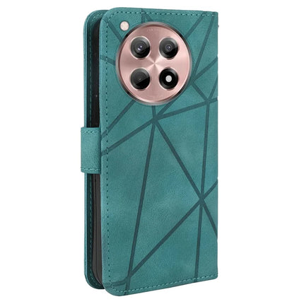 For OnePlus 12R 5G / Ace 3 5G Stand Case Line Pattern Leather Phone Cover