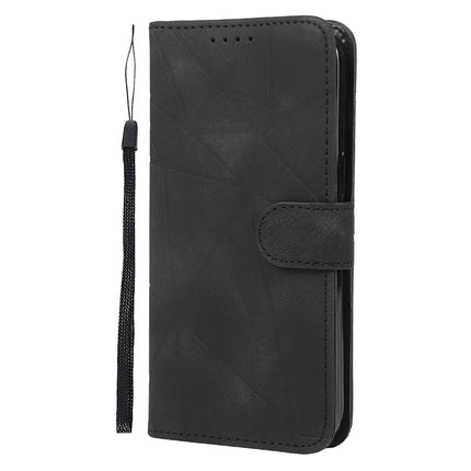 For OnePlus Nord CE4 5G / Oppo K12x 5G (China) Stand Case Line Pattern Leather Phone Cover