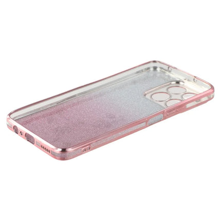 KADEM For Honor Play 60 Plus 5G Case Ring Kickstand TPU Flowers Phone Cover Gradient Glitter