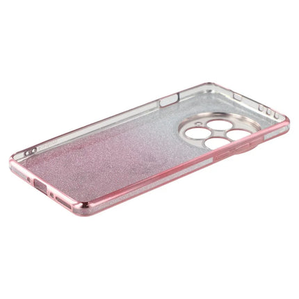 KADEM For OnePlus 13 Case Ring Kickstand TPU Flowers Phone Cover Gradient Glitter