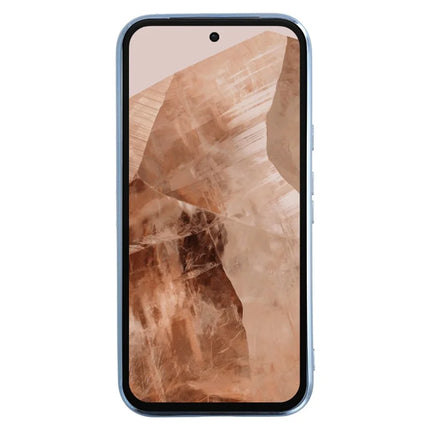 KADEM For Google Pixel 8a Case Flower Pattern TPU Gradient Phone Cover with Lanyards
