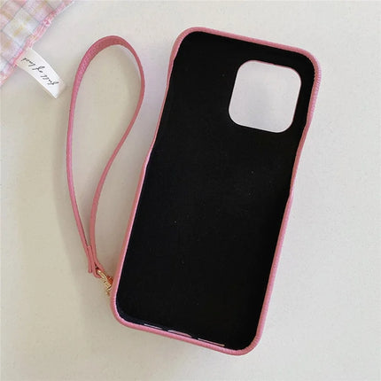 For iPhone 16 Pro Max Case Card Slots Kickstand PU Leather Back Cover with Zipper Pocket, Wrist Strap