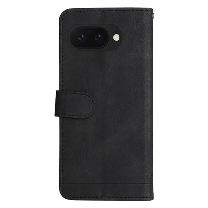 For Google Pixel 9a Wallet Case Skin Touch Leather Phone Cover Tree Pattern Hardware