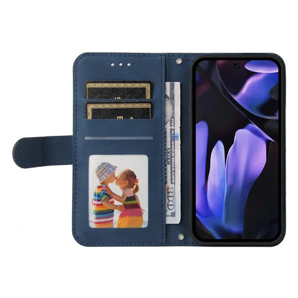 For Google Pixel 9a Wallet Case Skin Touch Leather Phone Cover Tree Pattern Hardware