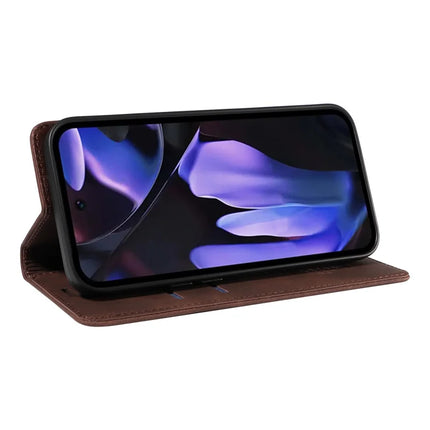 BETOPNICE 003 For Google Pixel 9a Wallet Case Leather Phone Cover with Stand