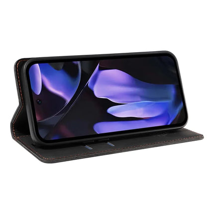 BETOPNICE 003 For Google Pixel 9a Wallet Case Leather Phone Cover with Stand