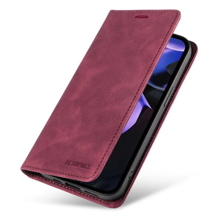 BETOPNICE 003 For Google Pixel 9a Wallet Case Leather Phone Cover with Stand