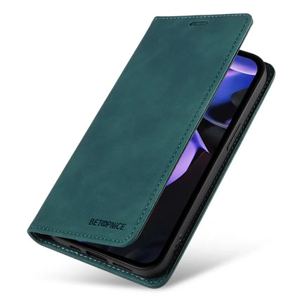 BETOPNICE 003 For Google Pixel 9a Wallet Case Leather Phone Cover with Stand