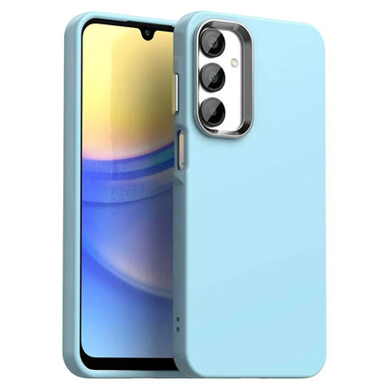 For Samsung Galaxy A16 5G / A16 4G Case TPU + TPE Anti Drop Protection Phone Cover - Blue
