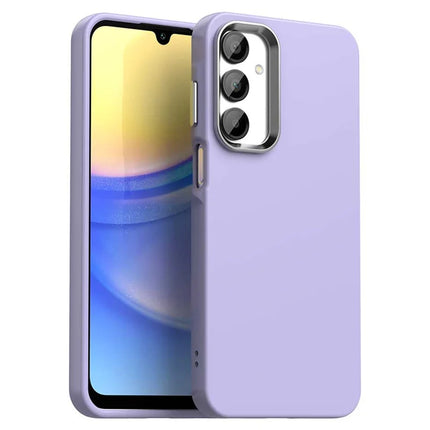 For Samsung Galaxy A16 5G / A16 4G Case TPU + TPE Anti Drop Protection Phone Cover - Purple