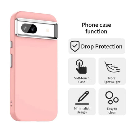 For Google Pixel 8a Case TPU + TPE Anti Drop Protection Phone Cover