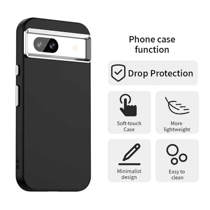 For Google Pixel 8a Case TPU + TPE Anti Drop Protection Phone Cover