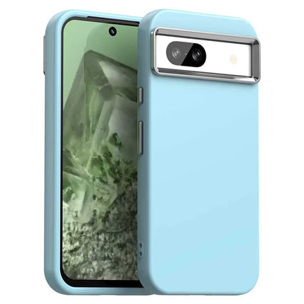 For Google Pixel 8a Case TPU + TPE Anti Drop Protection Phone Cover - Blue