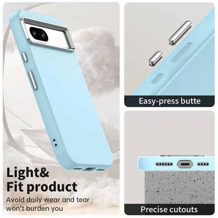 For Google Pixel 8a Case TPU + TPE Anti Drop Protection Phone Cover