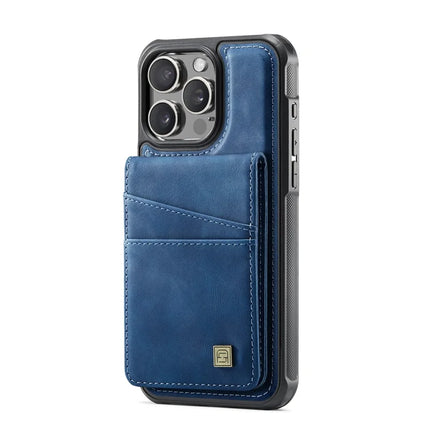 For iPhone 13 Pro Max 6.7 inch Case AUTSPACE A12 Leather Phone Case with Detachable Card Bag