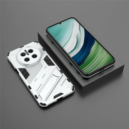 For Huawei Mate 70 Case PC + TPU Shockproof Phone Cover with Kickstand