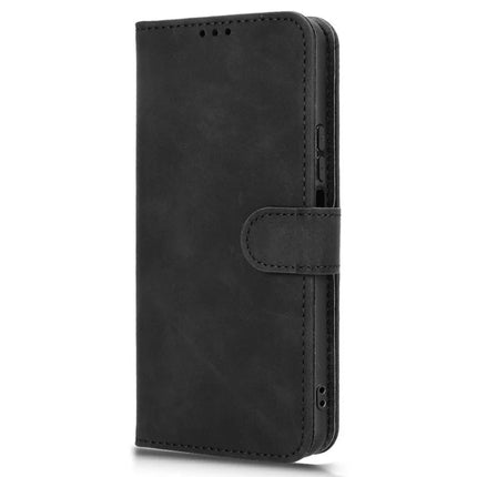 For Honor X60 5G Leather Case Skin-Feel Anti-Drop Wallet Flip Phone Cover