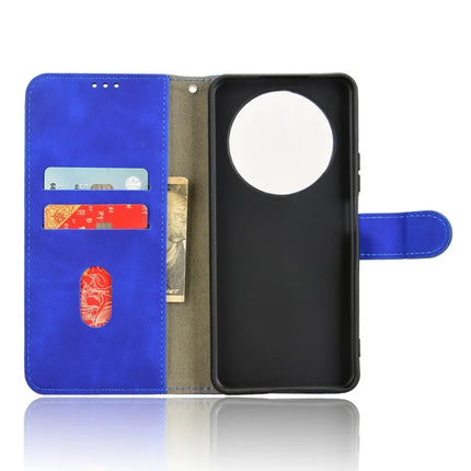 For Honor X60 5G Leather Case Skin-Feel Anti-Drop Wallet Flip Phone Cover