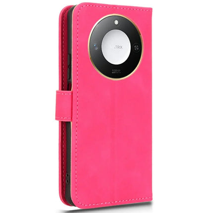 For Honor X60 5G Leather Case Skin-Feel Anti-Drop Wallet Flip Phone Cover