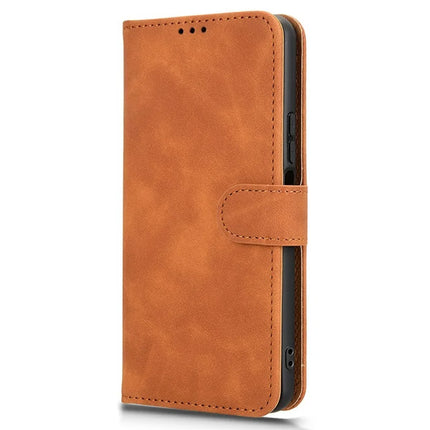 For Honor X60 5G Leather Case Skin-Feel Anti-Drop Wallet Flip Phone Cover