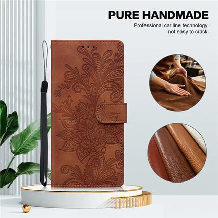 For Samsung Galaxy A16 5G  /  4G Case Imprinted Lace Flowers PU Leather Wallet Phone Cover
