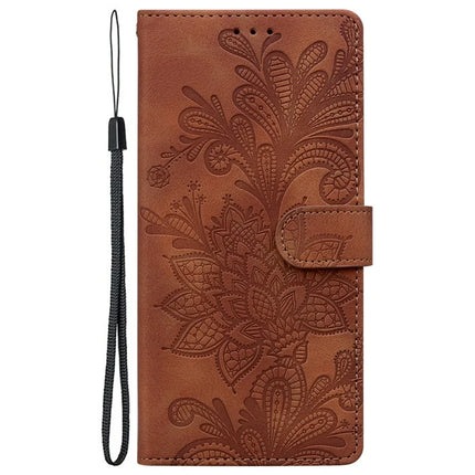 For Samsung Galaxy A16 5G  /  4G Case Imprinted Lace Flowers PU Leather Wallet Phone Cover