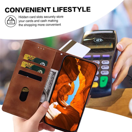 PU Leather Case For Motorola Moto E14 4G  /  G24 4G  /  G04 4G Imprinted Lace Flowers Wallet Phone Cover
