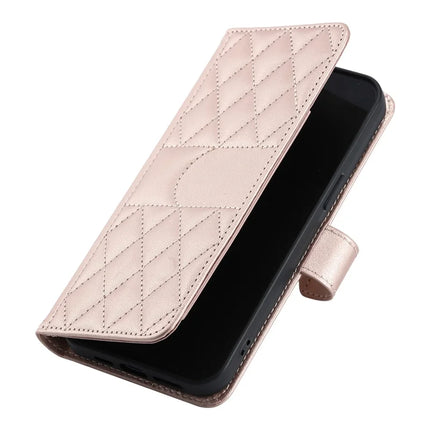 For Samsung Galaxy A36 5G Crossbody Leather Case Ring Buckle Wallet Stand Rhombus Mobile Cover